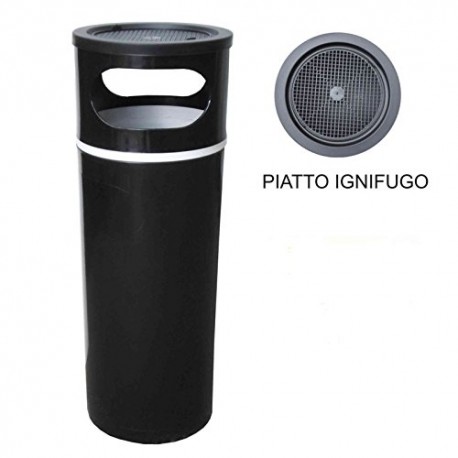 PORTA CENERE CIGAR CP NERO25x70